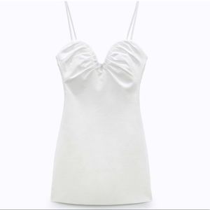 White Zara Mini Dress